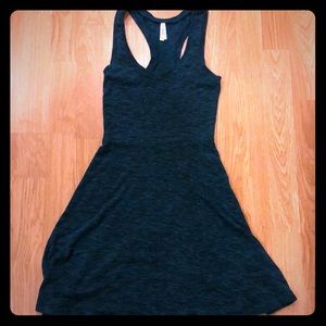 Teal blue dress